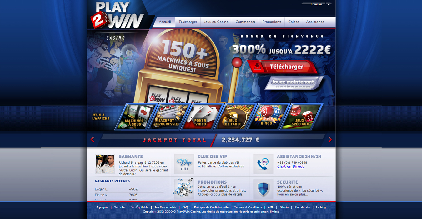 play2win casino review