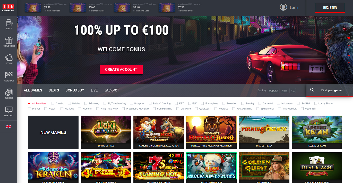 TTR casino review