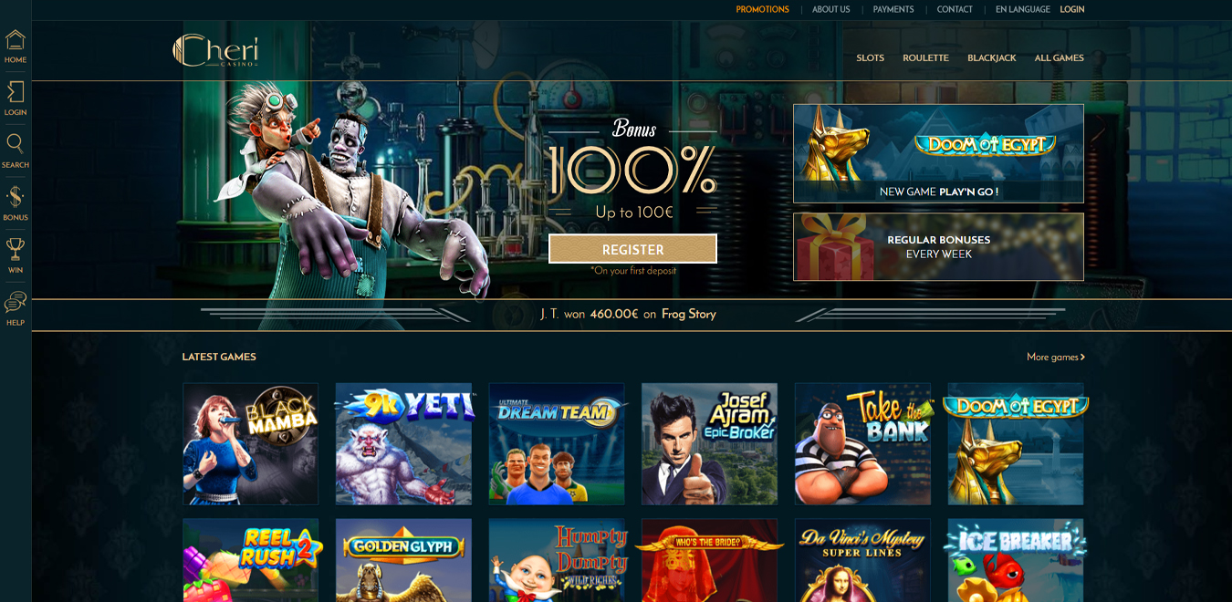 cheri casino review