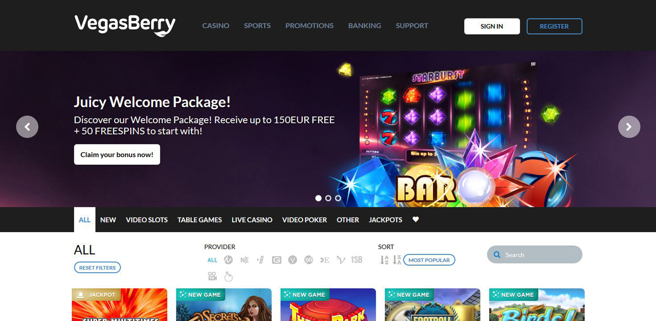 vegasberry casino reviews